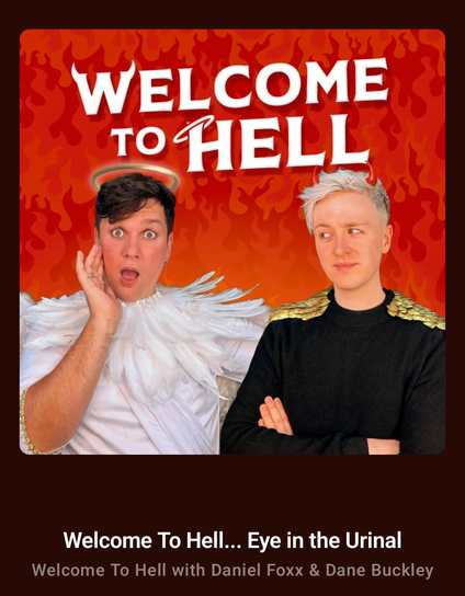 Dane als Engel, Daniel als Portier aus der Hölle