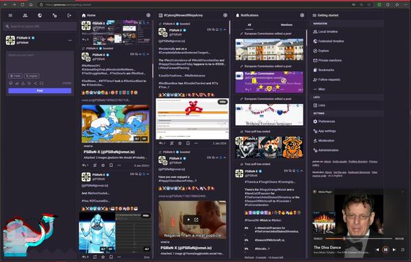 #PSiReN.eu #AdvancedWebInterface v4.3.3+glitch with/without #CollapsedToots, which are #StillQuiteCool... Whether you #LikeIT... #OrNot...