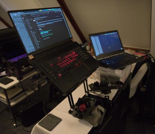 My standing Svalboard mount; puts the boards at about hip height.