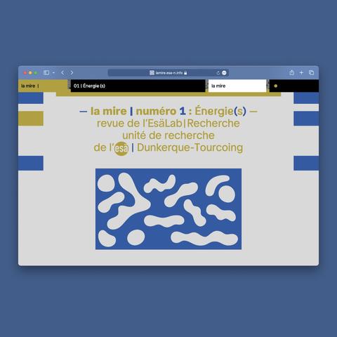website of the revue la mire
