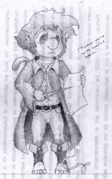 tried to do something different this time... not sure how successful I went 

btw, the letter says: "you're fired"