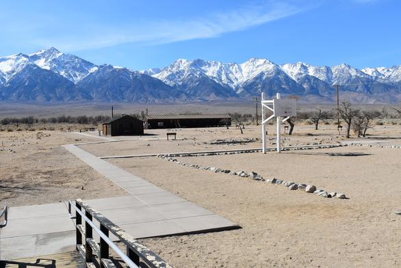 A view in Manzanar National Historic Site