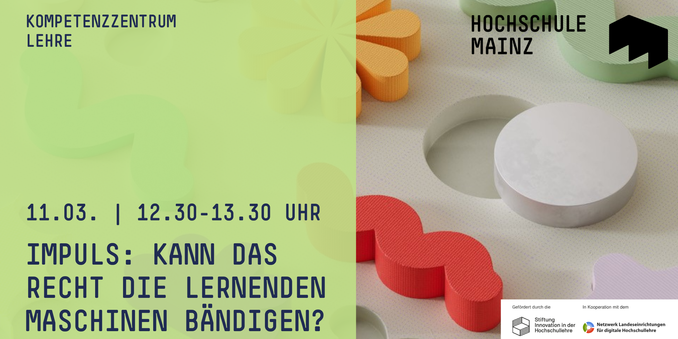 11.03. Impuls: Kann das Recht die lernenden Maschinen bändigen?