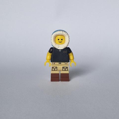 Image is Lego Pete Carrier looking very smart in a hat.