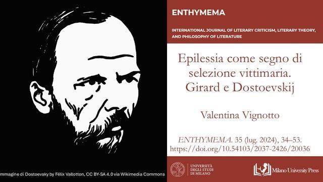 Dostoevskji  - https://upload.wikimedia.org/wikipedia/commons/4/48/Vallotton_Dostojevsky.svg  

Vignotto, V. 2024. Epilessia come segno di selezione vittimaria. Girard e Dostoevskij. ENTHYMEMA. 35 (lug. 2024), 34–53