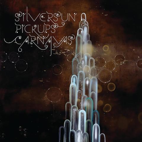 Cover of the Silversun Pickups album *Carnavas* (2006). There's a column of rounded crystalline objects against a brown background.
