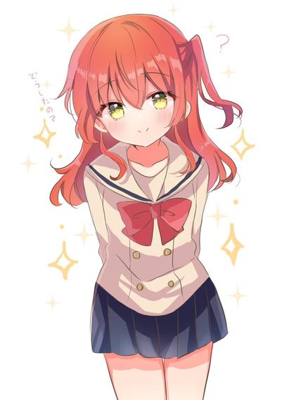 Redhaired schoolgirl