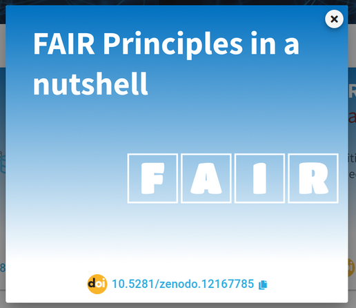 A factsheet on the FAIR principles, from #FAIRsharing, also at https://doi.org/10.5281/zenodo.12167785