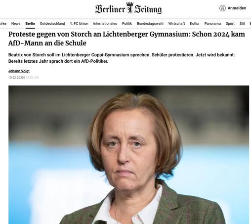 AfD darf in Gymnasium "diskutieren"