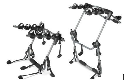 Porte vélos coffre Norauto Strap 100-3 et 100-3R - NORAUTO - Porte vélos de coffre suspendu NORAUTO STRAP 100-3    (REF/2710769 EAN/3666619003565)¤Porte vélos de coffre suspendu NORAUTO STRAP 100-3R  (REF/2710770 EAN/3666619003572)