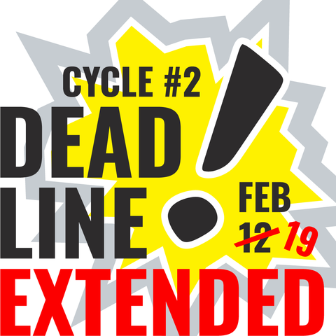 A picture announcing that the submission deadline for DIMVA cycle 2 got extended from the 12th to the 19th