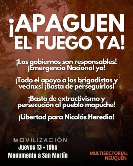 ¡Apaguen los incendios ya!