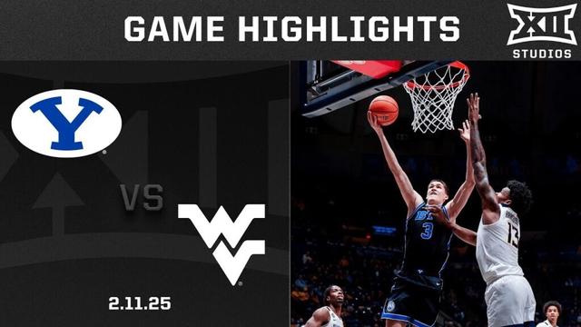 BYU vs. West Virginia Game Highlights | 2024-25 Big 12 Men’s Basketball