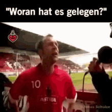 "Woran hat es gelegen"-Meme.