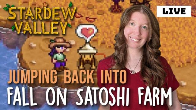 LIVE! Jumping Back into Fall on Satoshi Farm in Stardew Valley - Best Things to do in Fall in SDV