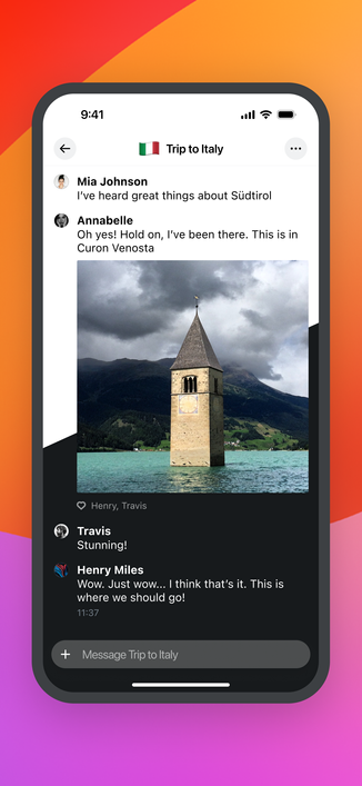 Tact Chat app screenshot