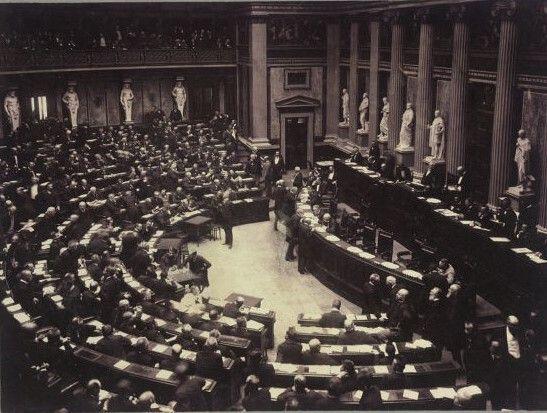 Das Abgeordnetenhaus des cisleithanischen (österreichischen) Reichsrates.