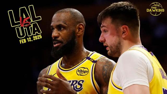 Los Angeles Lakers Full Team Highlights vs Jazz | Feb 12, 2025 | FreeDawkins