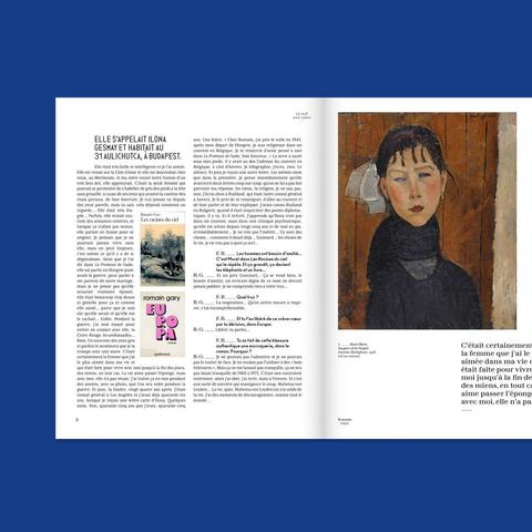 Pages intérieures du livres, textes et images