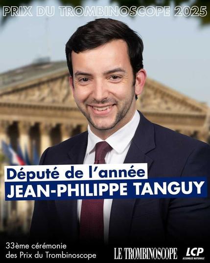 Portrait de Tanguy député de l'année selon lcp