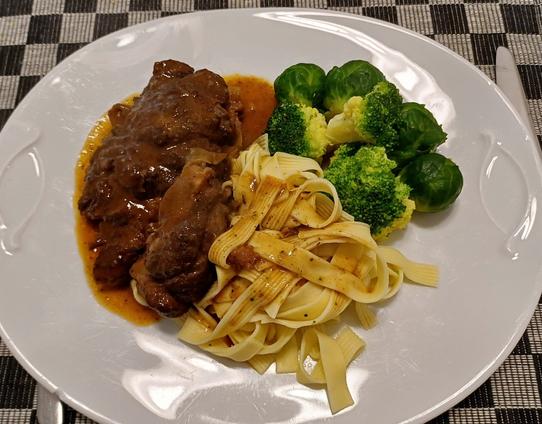 Das Essen ist serviert.