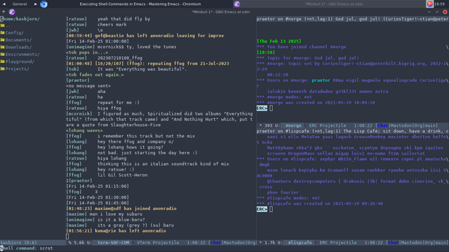 Emacs screeny