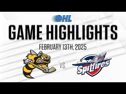 OHL Highlights: Sarnia Sting @ Windsor Spitfires Feb. 13, 2025