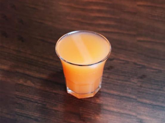 Orange Blossom drink on bar top