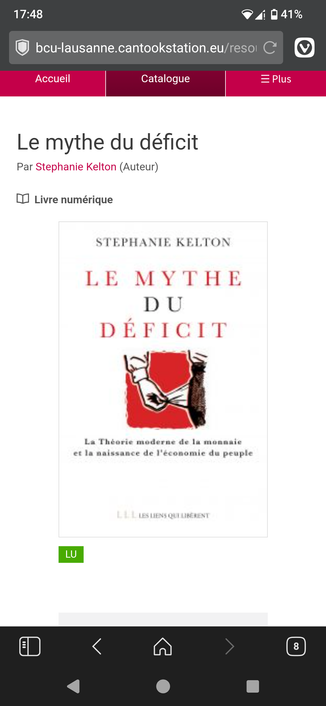 Couverture du livre "le mythe du déficit" de Stéphanie Melton"