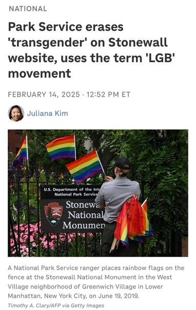 A screenshot of the article linked in the toot