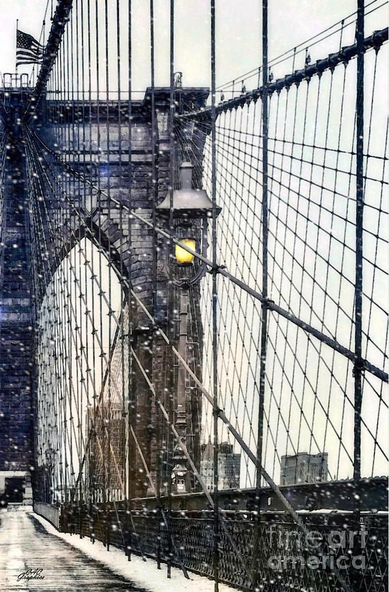 Brooklyn Bridge Snow