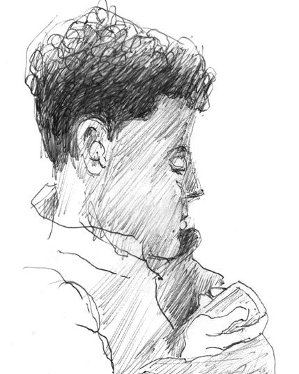 Boy with phone