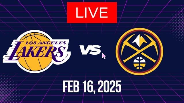 NBA LIVE! Los Angeles Lakers vs Denver Nuggets I NBA 2K25 February 16, 2025 I DEN vs LAL 2K