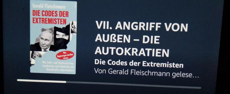 Das Cover vom Buch "Die Codes der Extremisten", Gerald Fleischmann Kapitel VII
Angriff von Außen