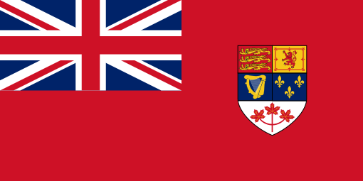 Canadian flag before independence.