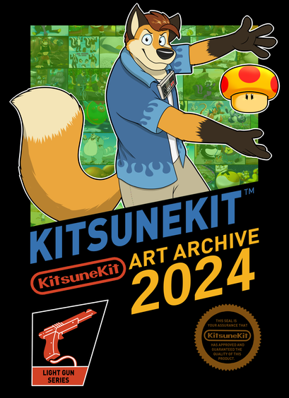 Ad for KitsuneKit's 2024 Art Archive
