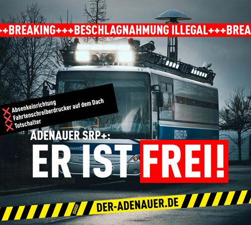 Der Adenauer SRP+ ist frei!