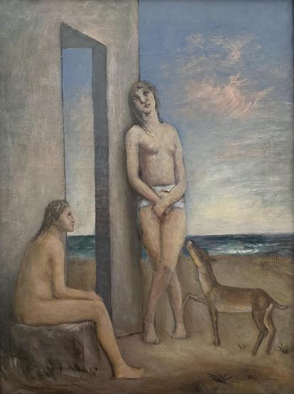 Carlo Carrà
Quargnento 1881 – Milano 1966
Lot's Daughters III, 1940
Oil on canvas, 80 x 60 cm