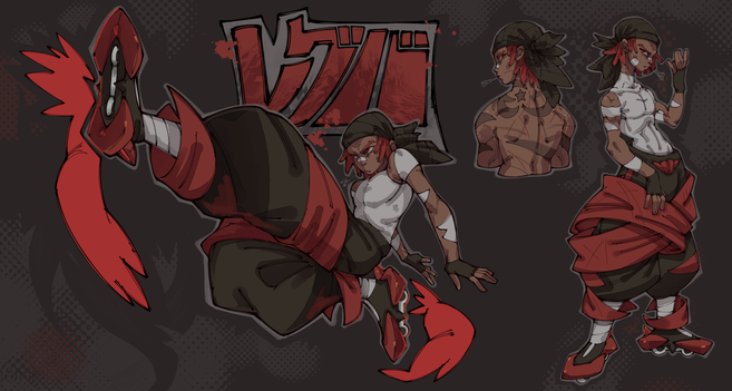 OC Rudie. Katakana says レグバ, translit. "reguba" because I didn't ask the name and am terrified to get the spelling wrong. ._.