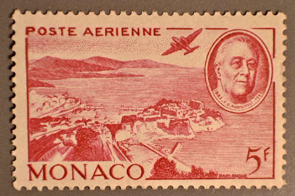 Commemorative stamp from Monaco