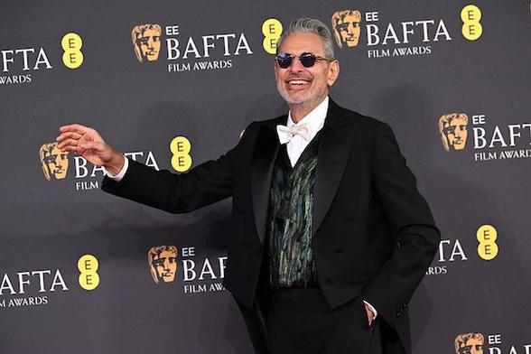 Jeff Goldblum at the 2025 BAFTAs Red Carpet