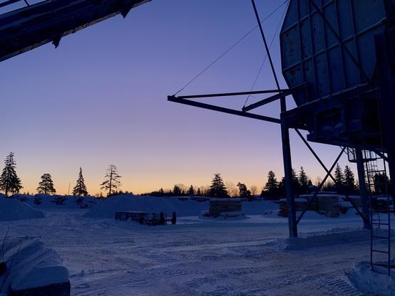 A cooler morning as the Sun is slowly creeping up