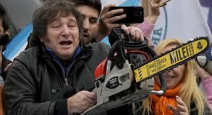 Foto del presidente argentino Milei