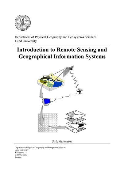 cover - paper/publication - Introduction To Remote Sensing And Geographical Information Systems [GIS]