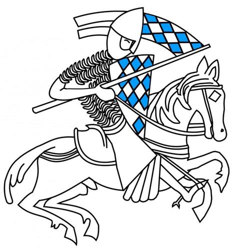 Das bayerische Rautenwappen - Bild: Stadtarchiv Wasserburg