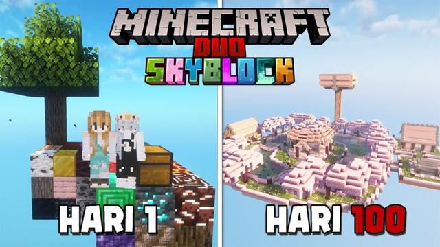100 Hari di Minecraft RANDOM SKYBLOCK