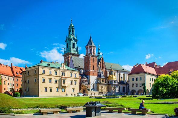 Castle in Krakow Poland