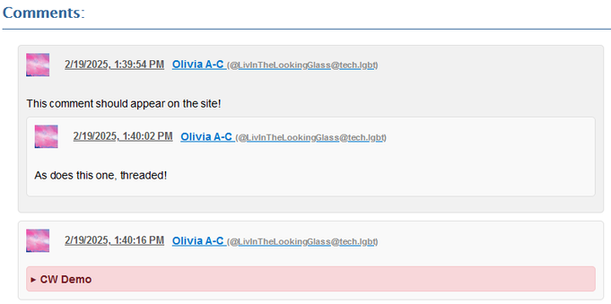This is much the same as the previous picture, except in the bizstyle theme