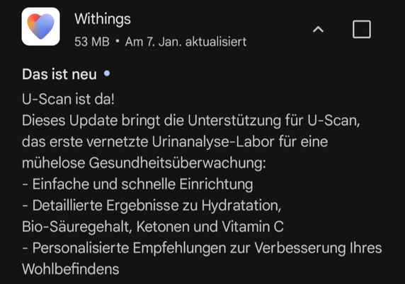 Withings jetzt mit Urin Analyse