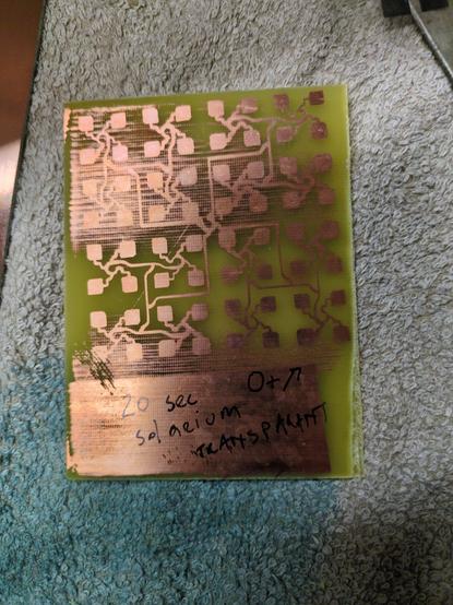 PCB test 2 / 20 sec